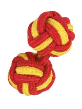gemelos bolas rojo y amarillo