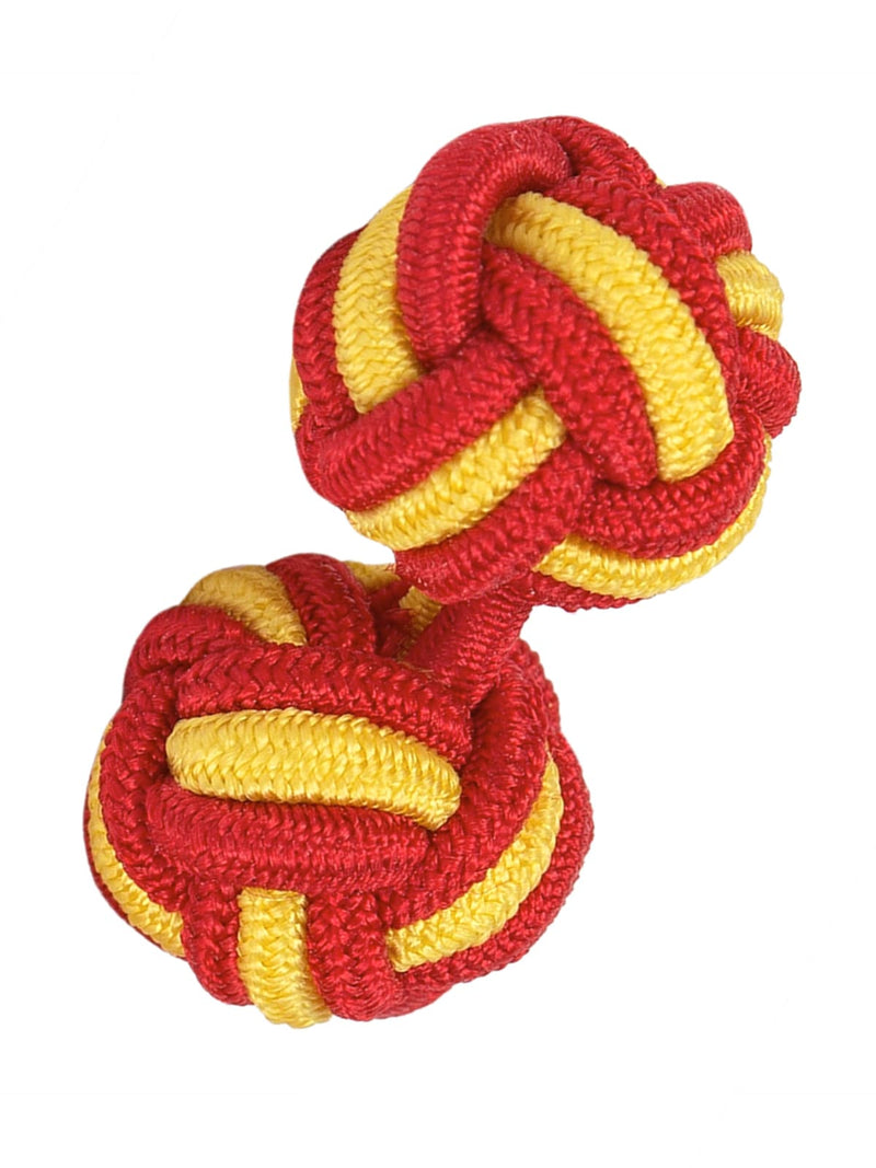 gemelos bolas rojo y amarillo