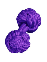 Gemelos bolas morado cardenal