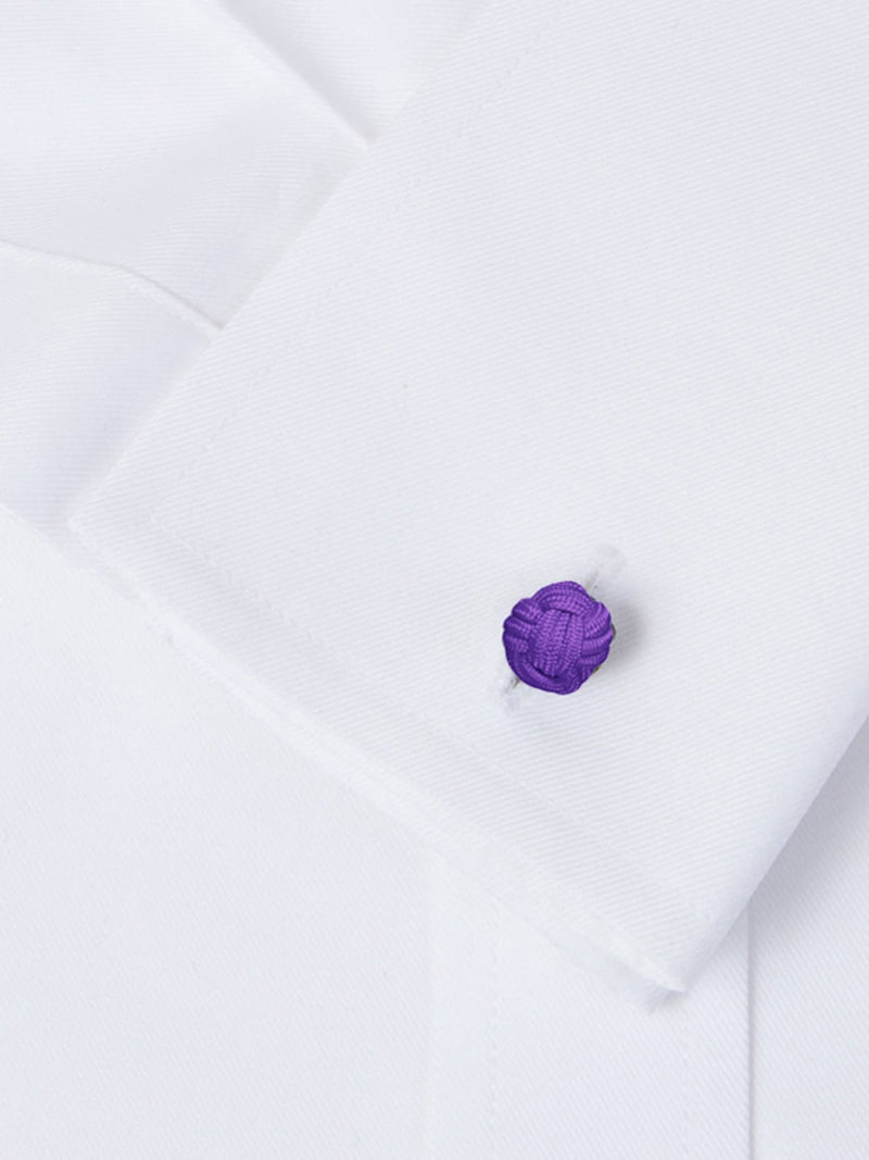 Gemelos bolas morado cardenal