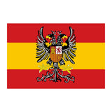 bandera de España con aguila bicefala