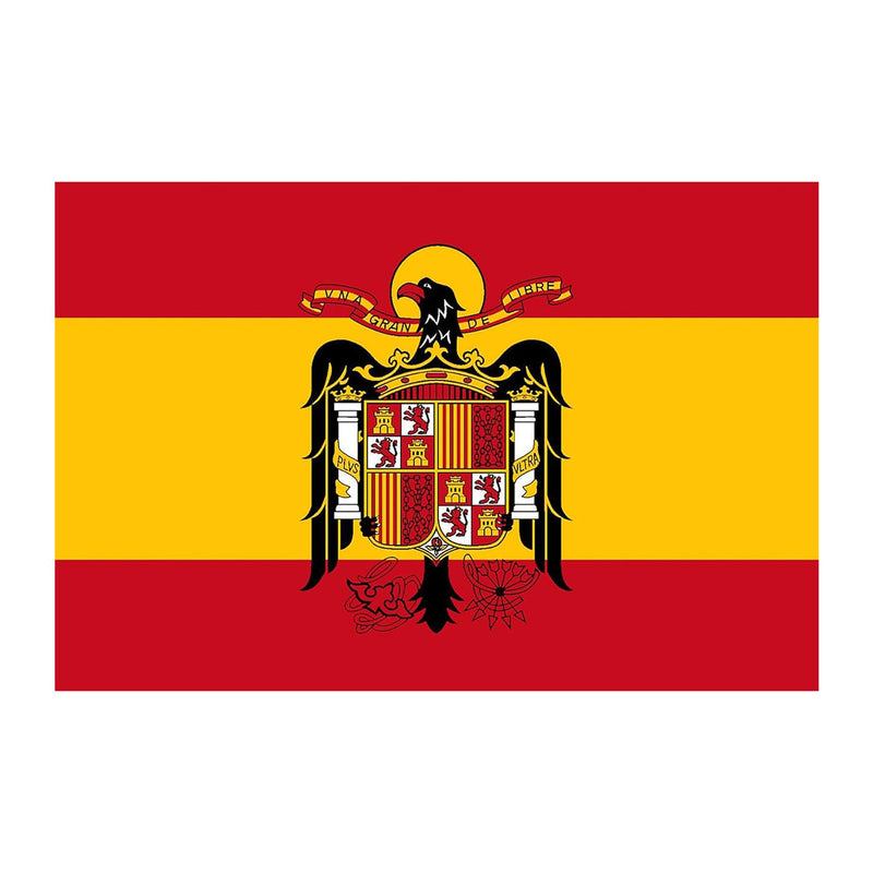 bandera de España con Aguila de San Juan