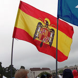 bandera de España con Aguila de San Juan