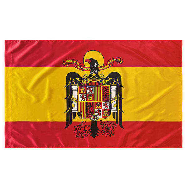 bandera de España con Aguila de San Juan