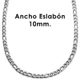 cadena acero figaro 3x1