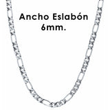 cadena acero figaro 3x1