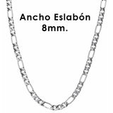 cadena acero figaro 3x1