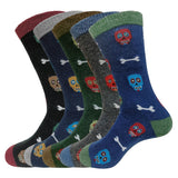calcetines hombre lana calaveras