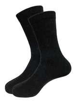 calcetines hombre lana lisos negro