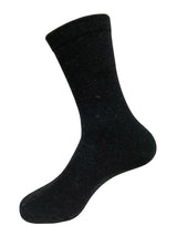calcetines hombre lana lisos negro