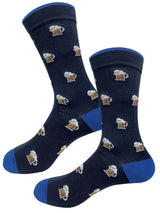 calcetines hombre algodon jarras cerveza
