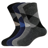 calcetines hombre lana termicos rombos