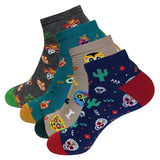 calcetines tobilleros calaveras mexicanas