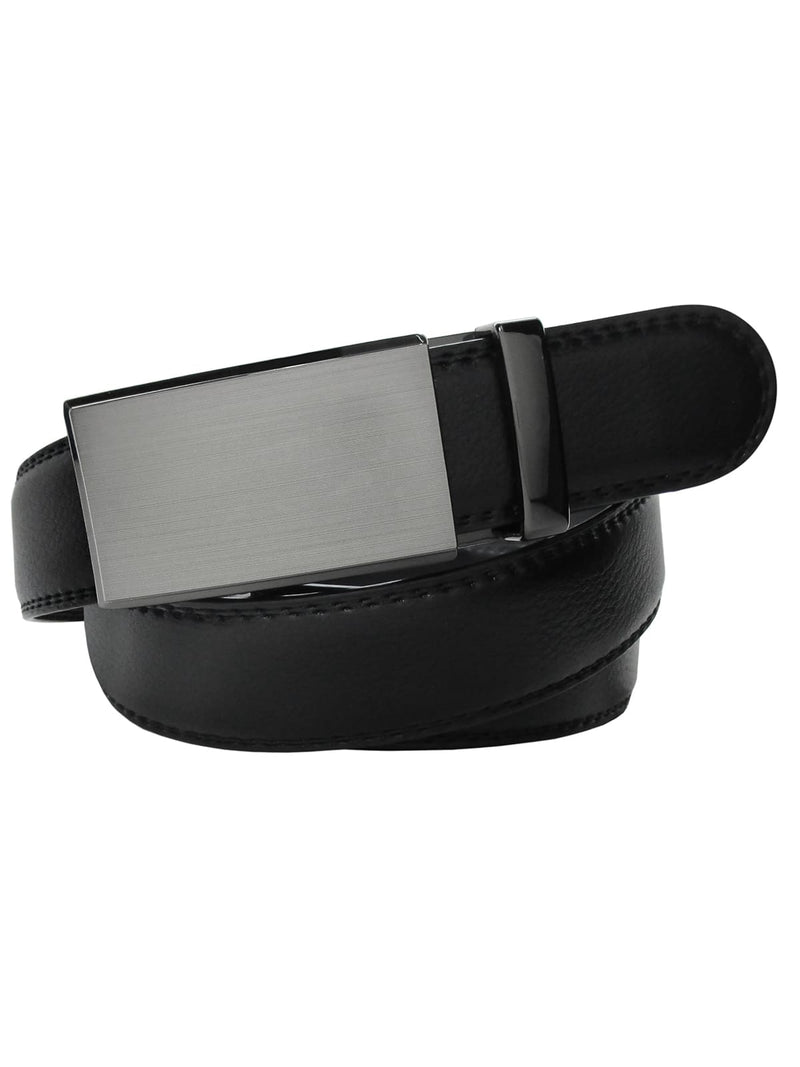 cinturon hombre chapon autoajustable negro 30mm