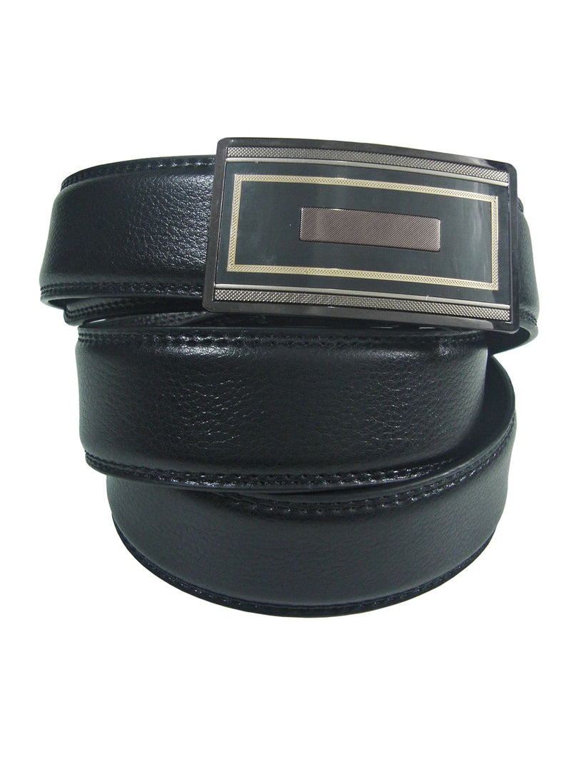 cinturon hombre chapon autoajustable negro 33mm