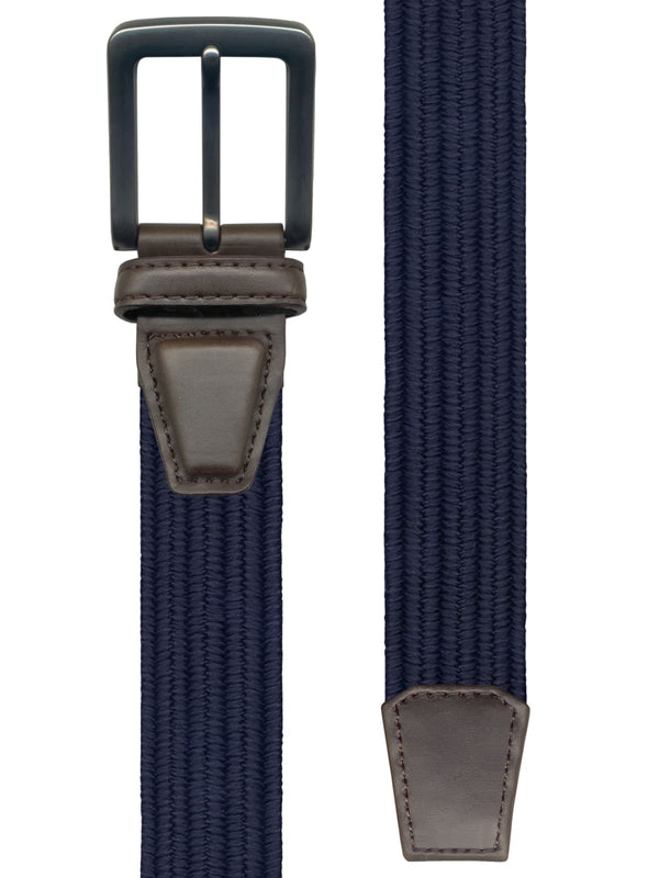cinturon elastico liso azul marino