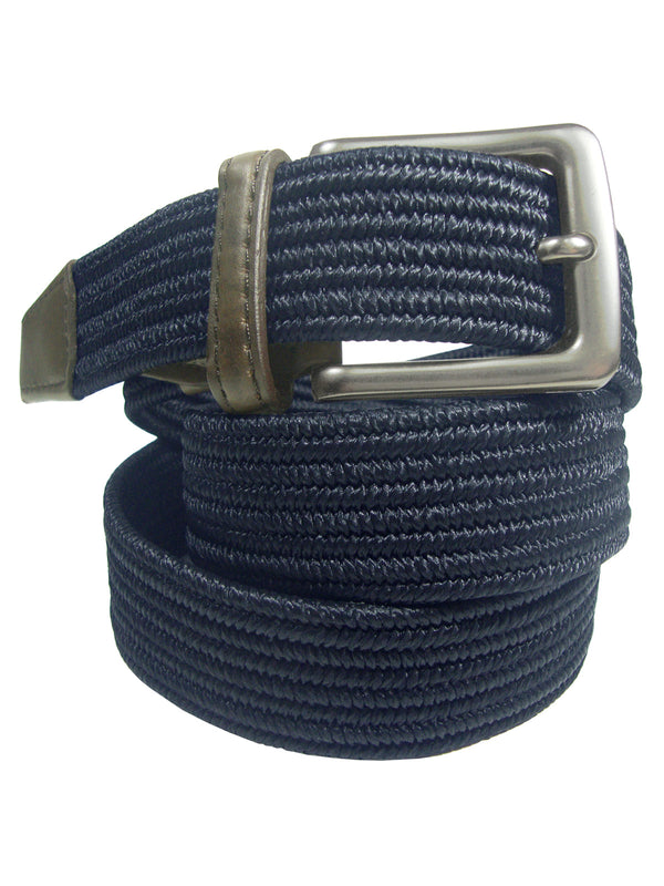 cinturon elastico liso azul marino