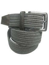 cinturon elastico liso gris
