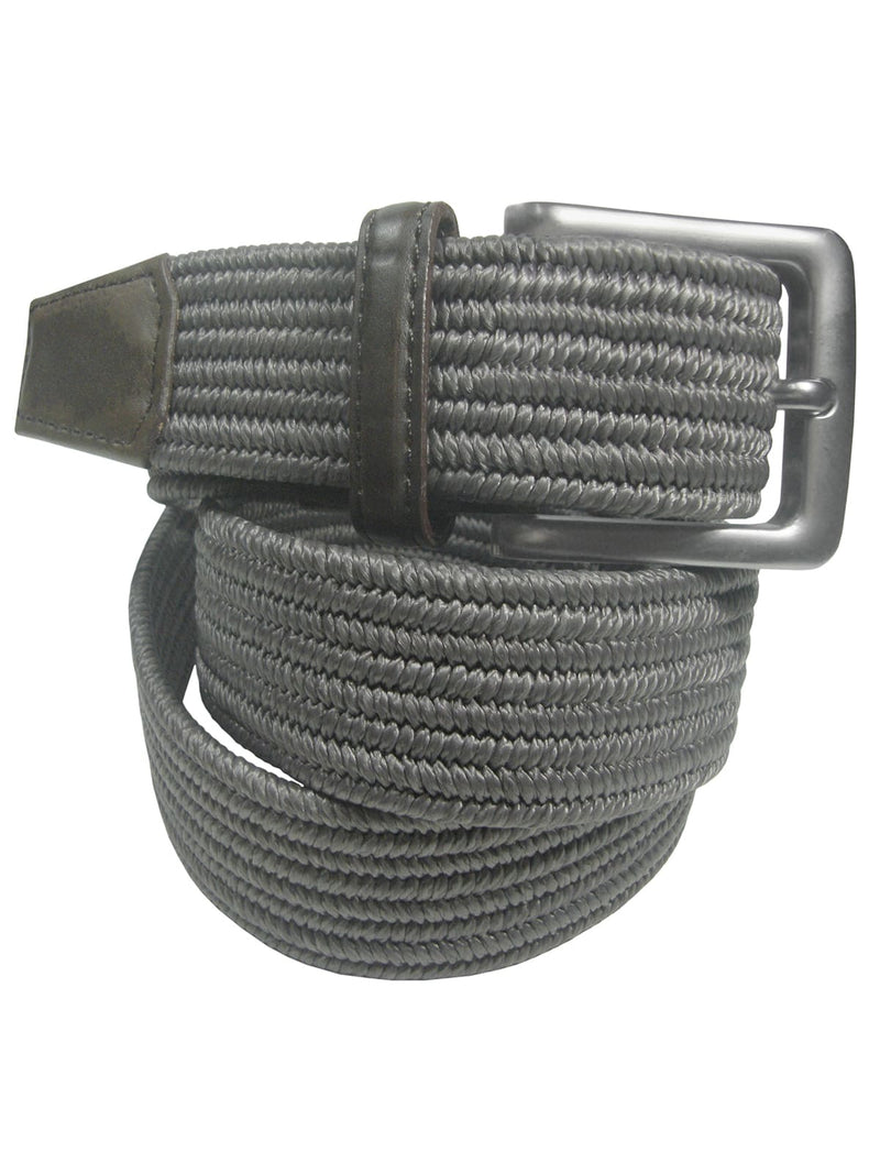 cinturon elastico liso gris