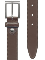 cinturon hombre clasico marron 30mm.