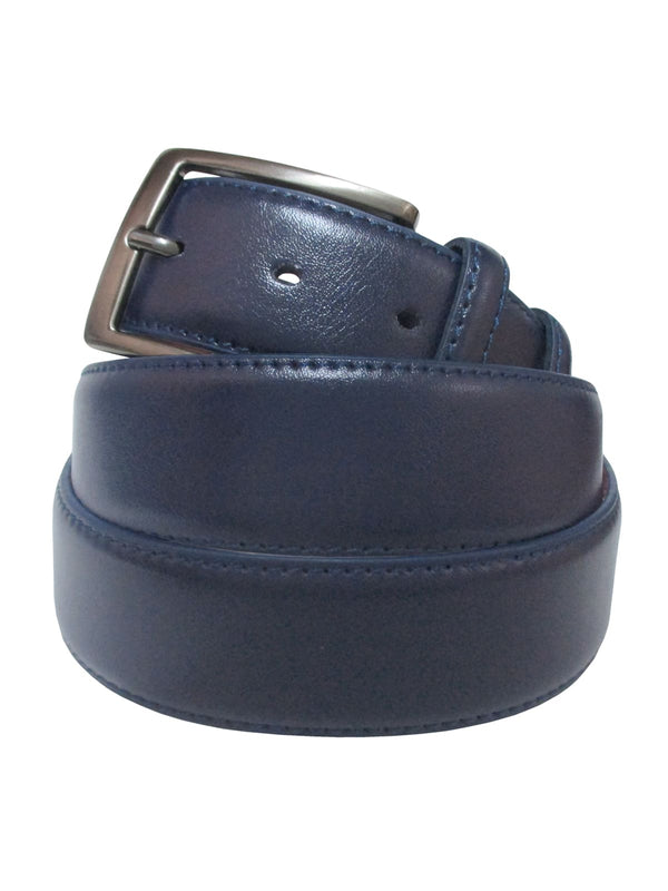 cinturon hombre clasico piel calor azul 38mm ancho