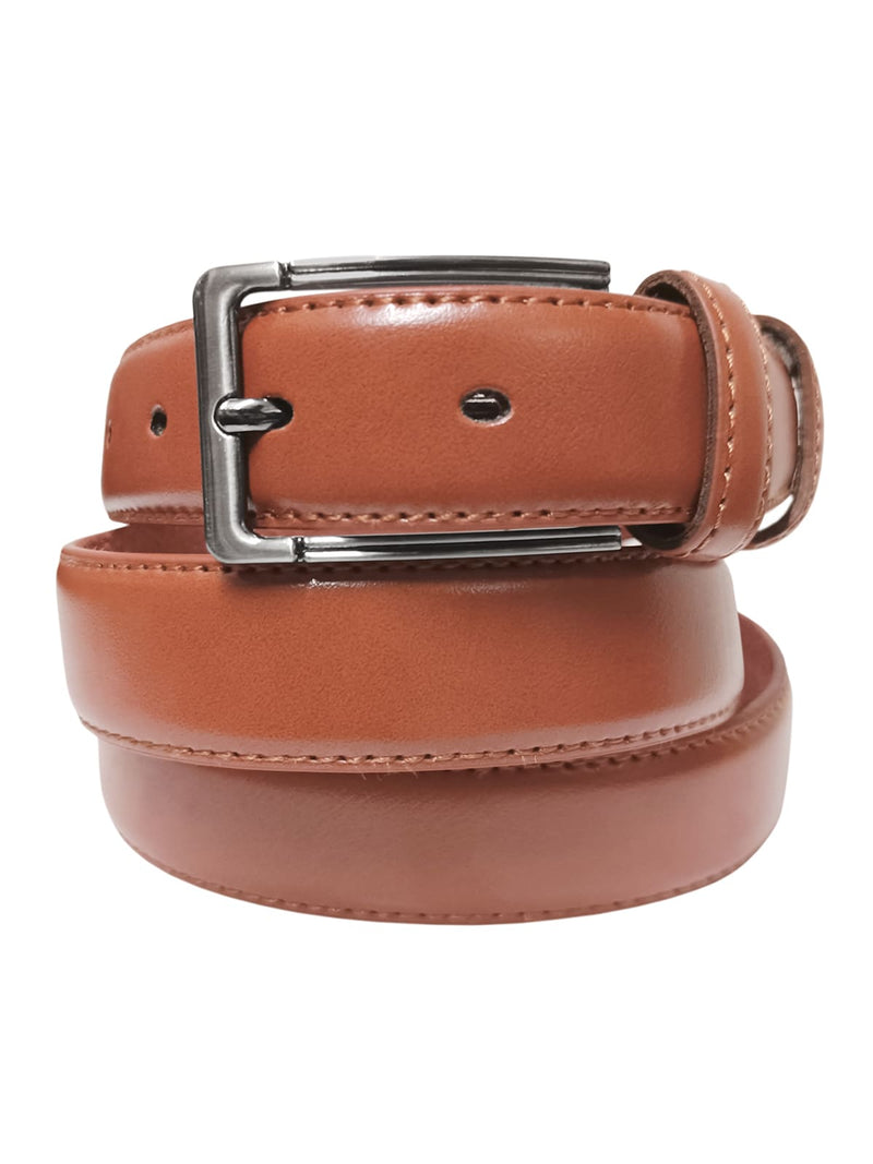 cinturon clasico hombre piel marron claro 30mm.