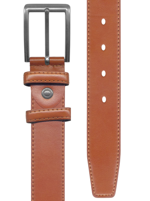 cinturon hombre clasico piel marron claro 33mm.