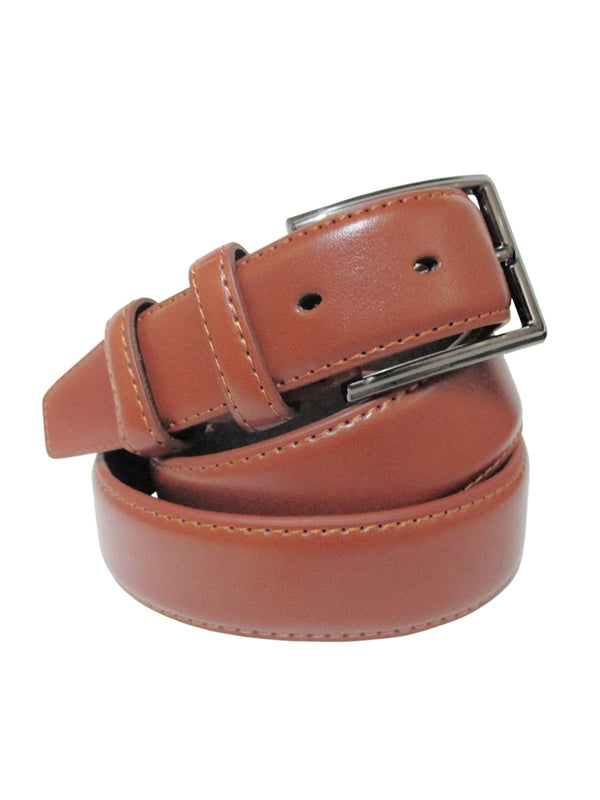 cinturon hombre clasico piel marron claro 33mm.