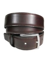 cinturon hombre piel 30mm ancho color marron oscuro