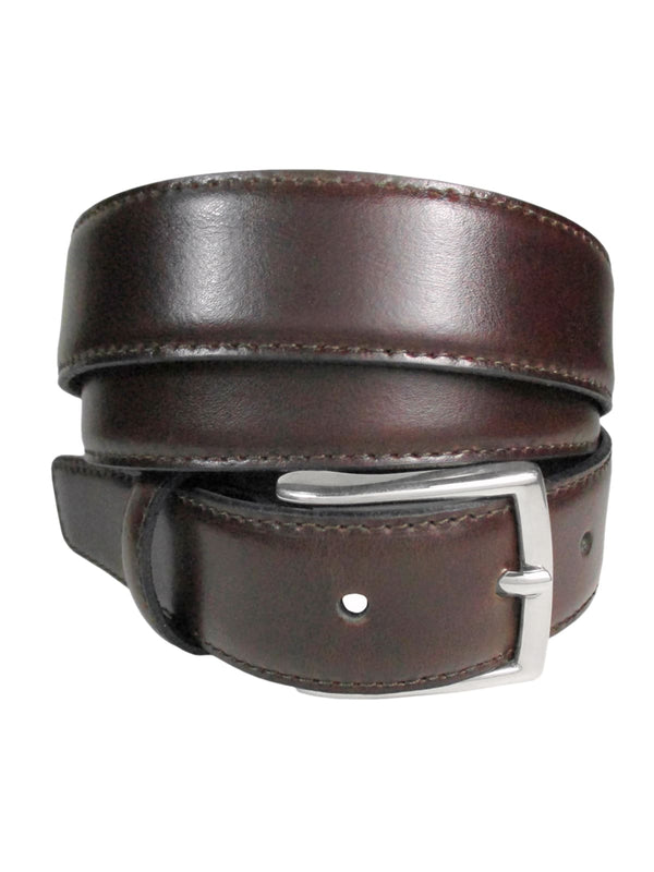 cinturon hombre piel 30mm ancho color marron oscuro