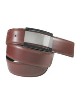 cinturon hombre piel chapon reversible marron y negro