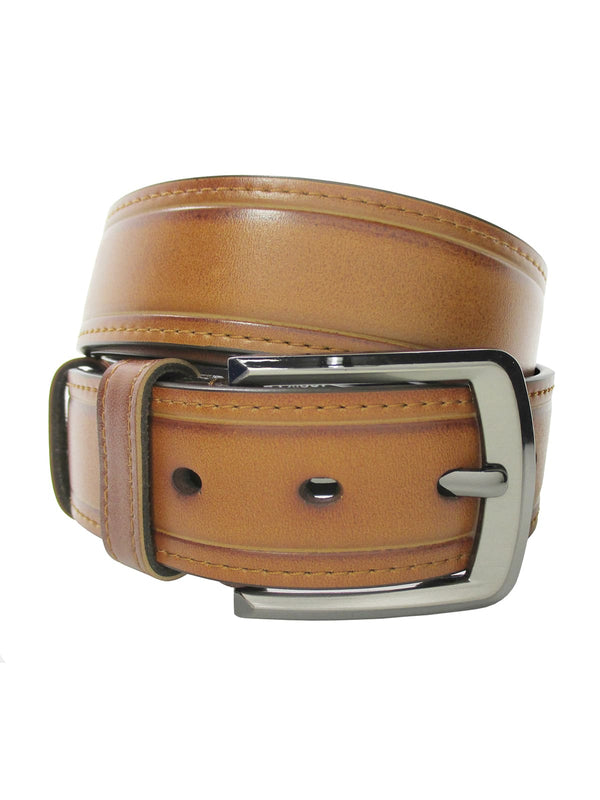 cinturon hombre piel mate color cuero