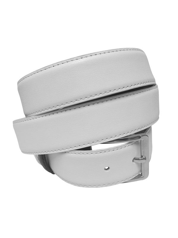cinturon hombre piel reversible blanco y negro