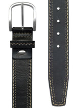 cinturon hombre piel sport negro