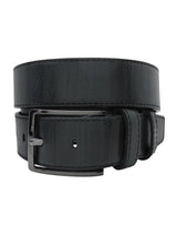 cinturon hombre piel diseño texturizado negro