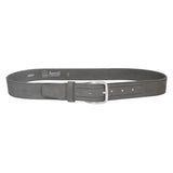 cinturon hombre sport piel nobuck color gris