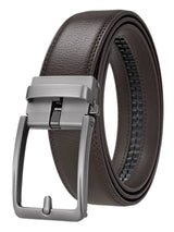cinturon hombre piel automatico marron