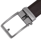 cinturon hombre piel automatico marron