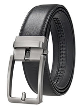 cinturon hombre piel automatico negro 