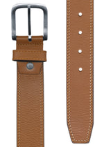 cinturon piel de bufalo color miel