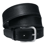 cinturon piel de bufalo negro