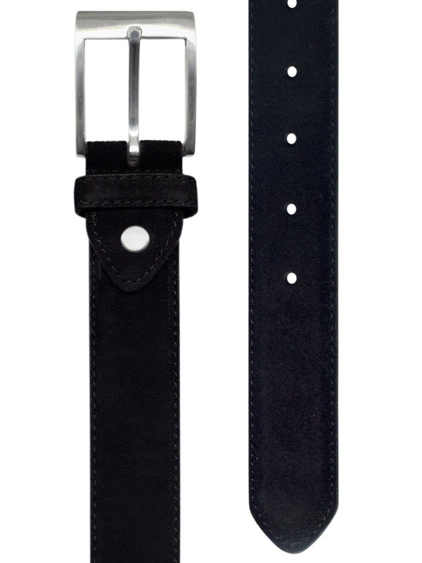 cinturon piel serraje negro