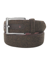 cinturon textl espiga marron oscuro