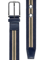 cinturon textil loneta azul marino