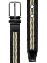 cinturon textil loneta negro