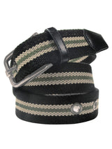 cinturon textil loneta negro