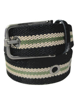 cinturon textil loneta negro