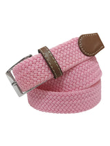 cinturon unisex trenzado espiga rosa
