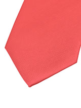 CORBATA SEDA ROJO CORAL