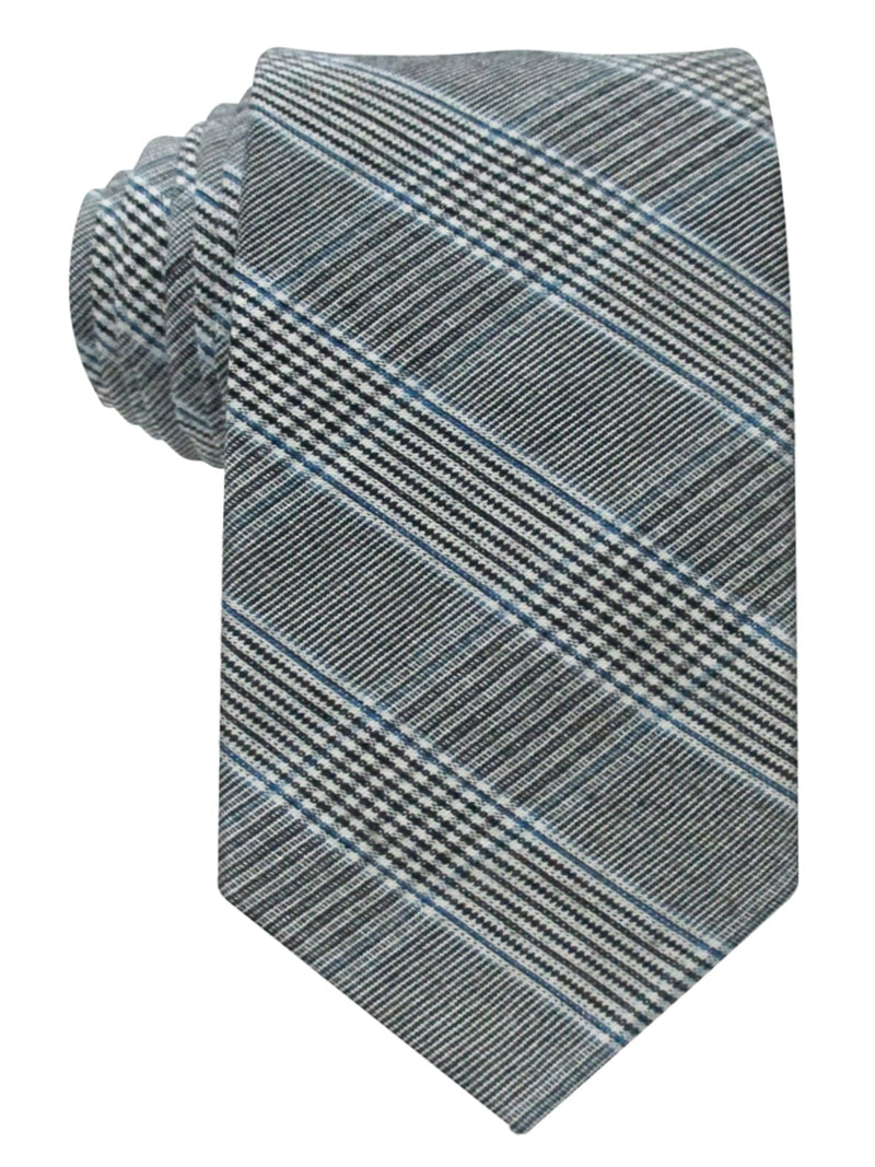corbata estrecha principe gales gris y azul